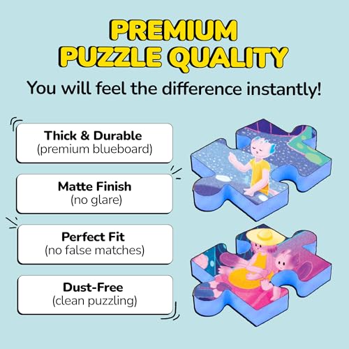Jigsaw Puzzles 1000 Pieces with Storytelling Comic (1000 Count)