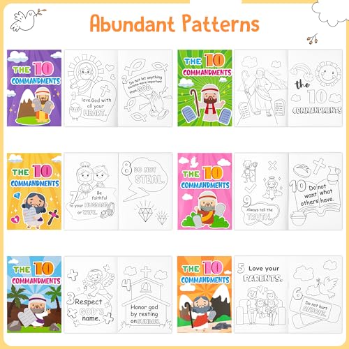 The Ten Commandments Coloring Books
