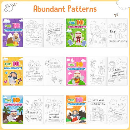 The Ten Commandments Coloring Books