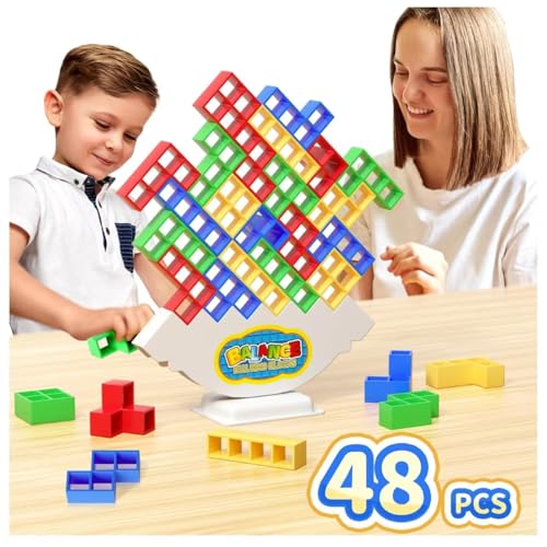 48Pcs Balance Stacking Blocks Game (48 Count)