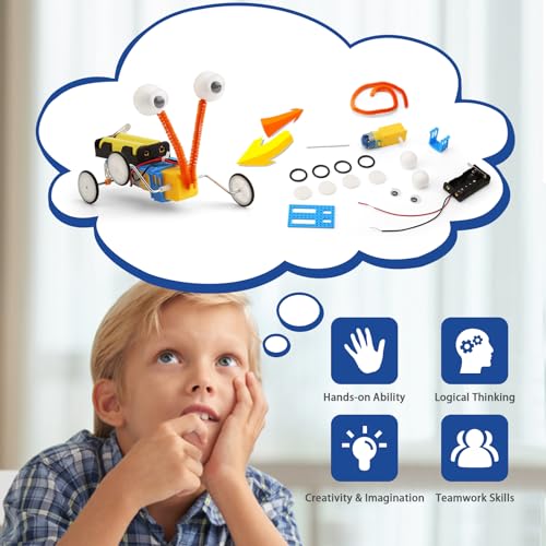 4 Set Bulk Craft Robot Kits for Kids (4 Count)