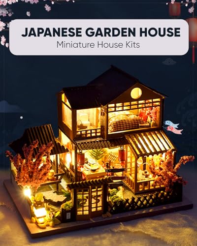DIY Japanese Miniature House Kit Dollhouse Kit for Adults to Build