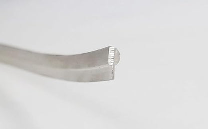 1 Foot 925 Sterling Silver Strip Wire Swirl Fancy Pattern Stepped Bezel Wrapping Setting Made in USA by CRAFT WIRE