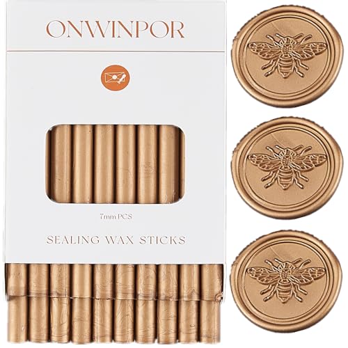 20pcs Bronze Wax Sealing Sticks (20 Count)