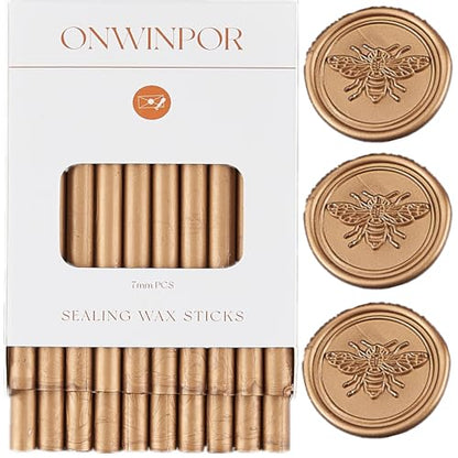 20pcs Bronze Wax Sealing Sticks (20 Count)