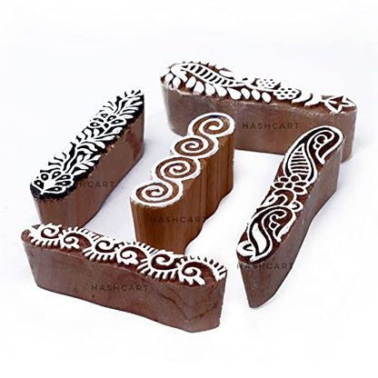 Mehndi Print Blocks (5 Count)