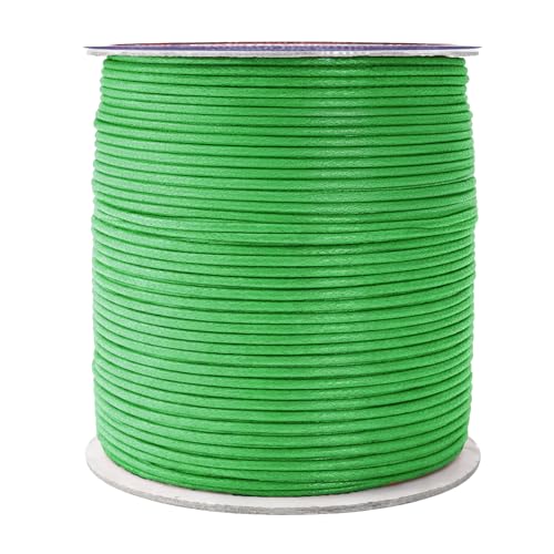 1.5mm Green Waxed Cord