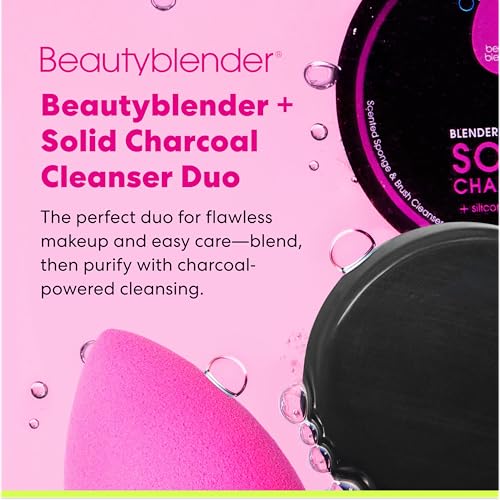 Original Pink + Blendercleanser Solid Charcoal Set (2 Count)