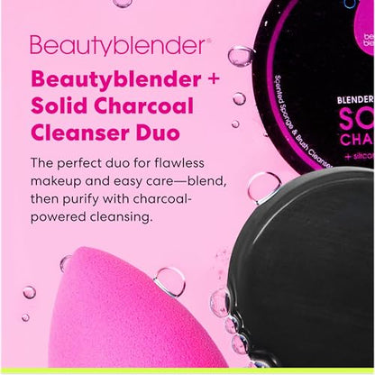 Original Pink + Blendercleanser Solid Charcoal Set (2 Count)