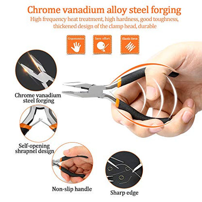 5 Pieces Mini Pliers (5 Count)