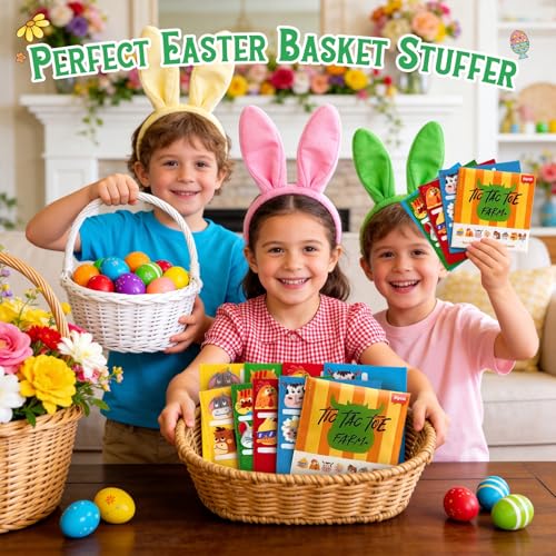 24 Pack Farm Tic Tac Toe Party Favors (24 Count)