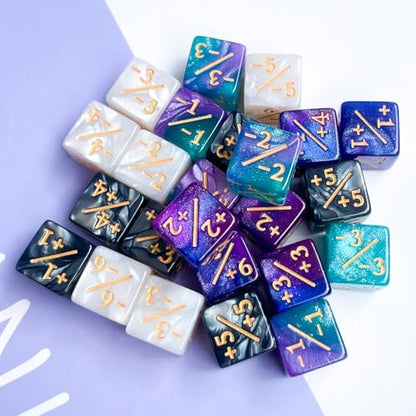 24Pieces Token Counter Dice (24 Count)