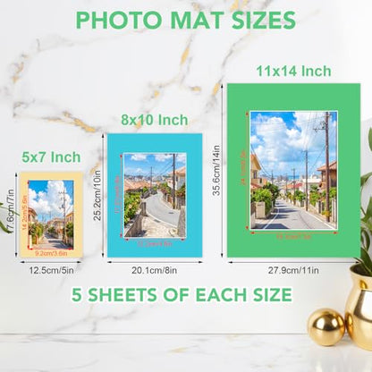 15 Pack Picture Mats