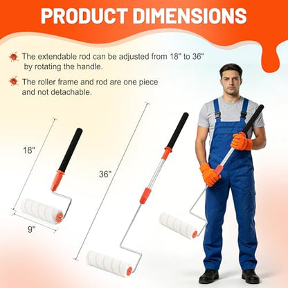 7PCS House Paint Roller Kit