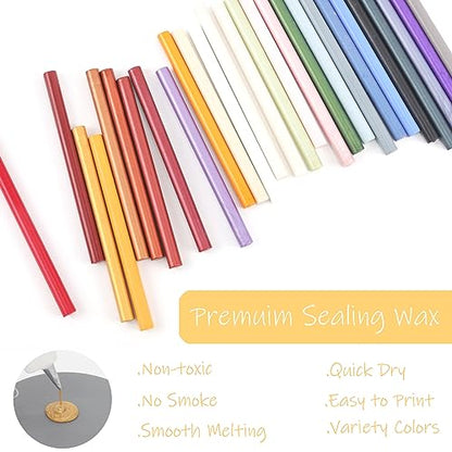 Gold Wax Seal Sticks 26pcs