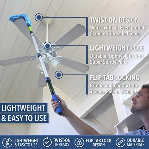 1.5 to 3 Ft Telescopic Pole