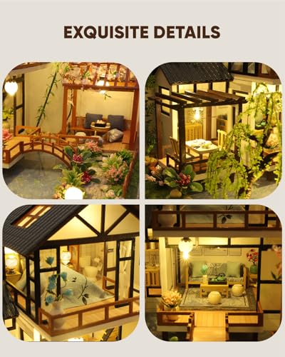 DIY Japanese Miniature House Kit Dollhouse Kit for Adults to Build