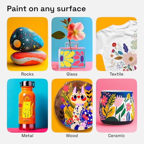 12 Acrylic Paint Markers (12 Count)