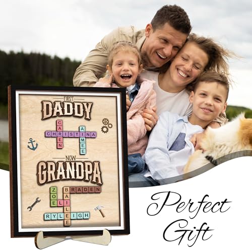 First Dad Now Grandpa Gifts for Fathers Day from Son Daughter
