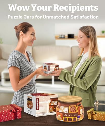 3D Puzzle Jar 64 Plastic Pieces for Adults