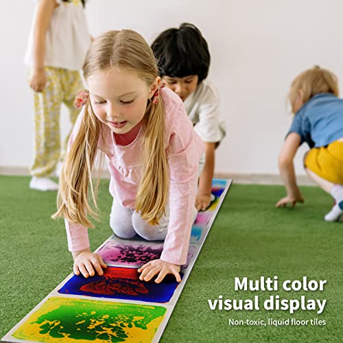 6 Pack 12" X 12" Sensory Tiles for Activity Play Centers for Children (6 Count)