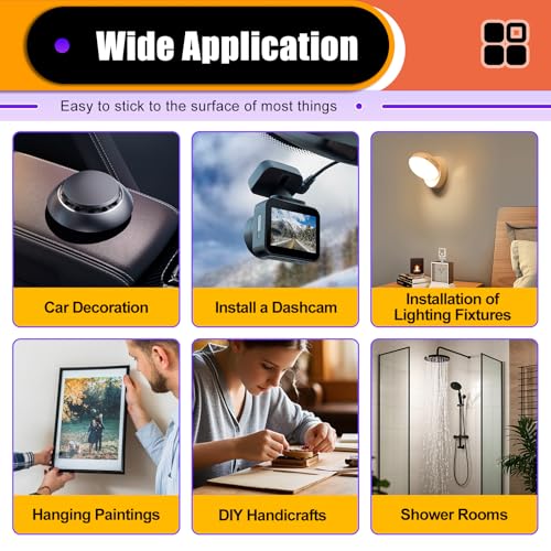 60 Pcs Strong Double Sided Adhesive Pads (60 Count)