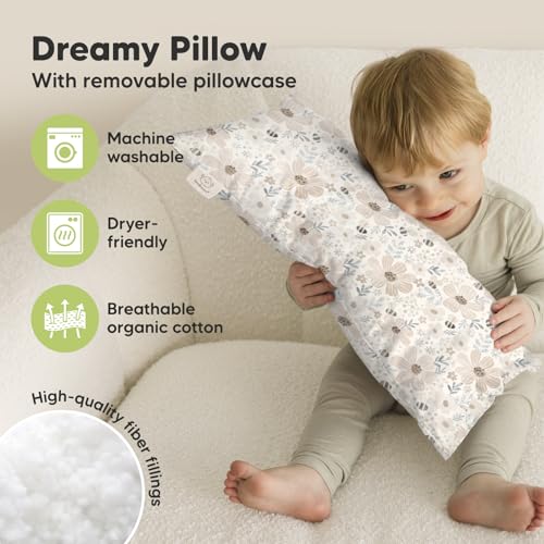 Toddler Pillow with Pillowcase