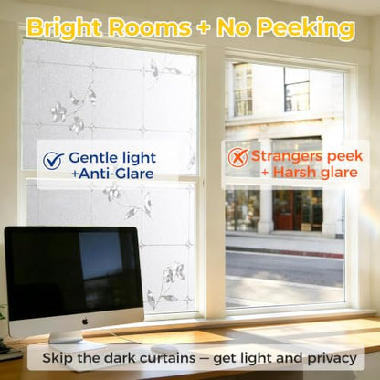Window Privacy Film Decorative Non