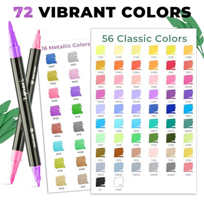 Acrylic Paint Markers 72 Colors