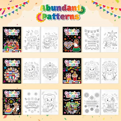Hispanic Heritage Month Coloring Books (24 Count)