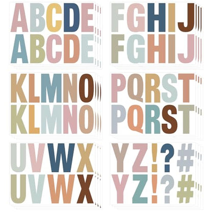 232 Pcs Large Boho Bulletin Board Letters
