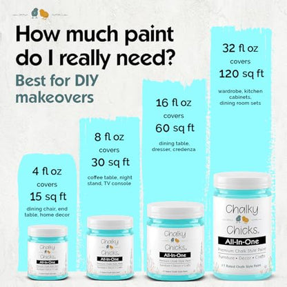Aqua Bay 32 Fl Oz Chalk Paint for Furniture All in One