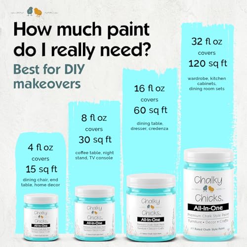 Aqua Bay 8 Fl Oz Chalk Paint for Furniture All in One