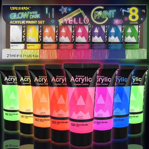 Glow in the Dark Acrylic Paint (5.68 Fl Oz)