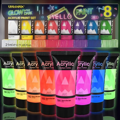 Glow in the Dark Acrylic Paint (5.68 Fl Oz)
