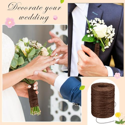 1345 Feet Floral Vine Bind Wire Rustic Craft Wire