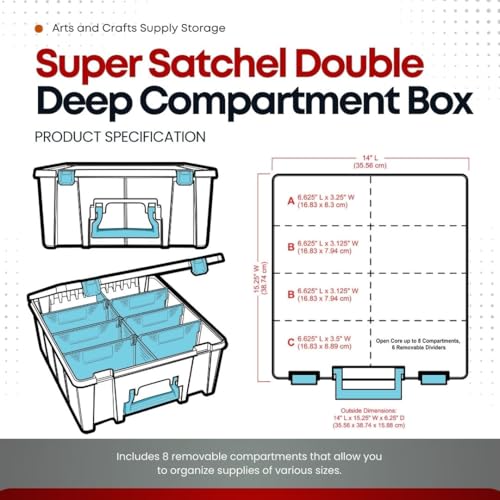 6990SA Super Satchel Double Deep with Removable Dividers