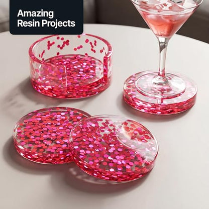 Craft Glitter Fluorescent Neon Pink 100g Super Chunky Glitter (3.5274 Ounce)