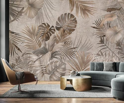 Jungle Wallpaper Vintage Tropical Plants wall murals for Bedroom 159"x107"
