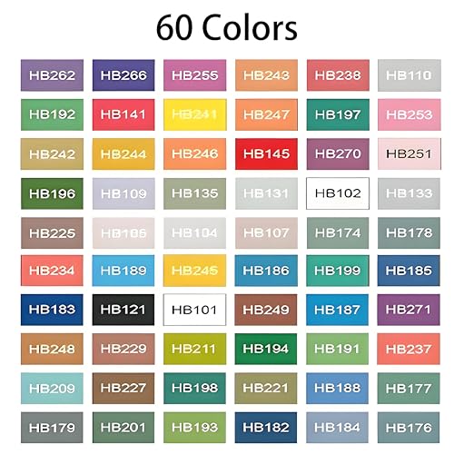 Fine&Soft Tip Acrylic Paint Markers Pen Set (48 Count)
