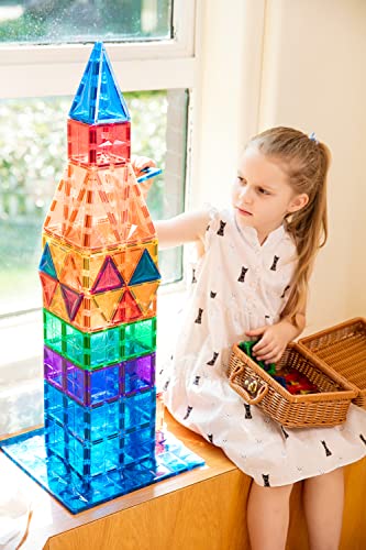 182PCS Premium Magnetic Tiles Set