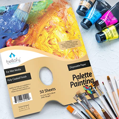 2X Disposable Palette Paper 9x12 Inches