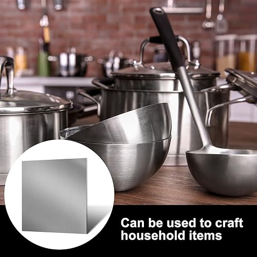 2 Pcs 6061 Aluminum Sheet Metal with Protective Film 12 x 12 x 3 (2 Count)