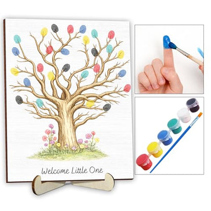 Personalized Fingerprint Art Tree Sign