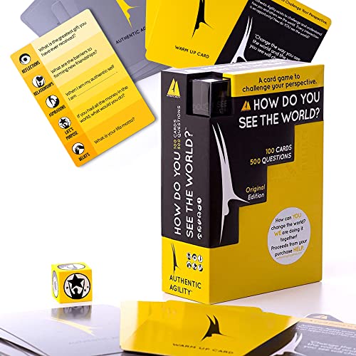 How Do You See The World? Conversation Card Game 500 Questions (100 count)