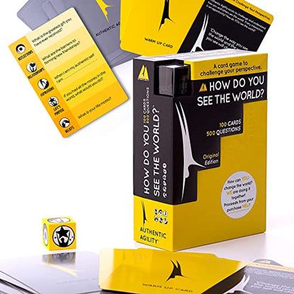 How Do You See The World? Conversation Card Game 500 Questions (100 count)