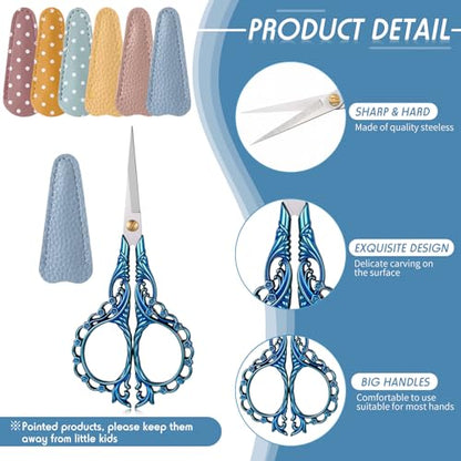 6 Pcs Small Embroidery Scissors (6 Count)