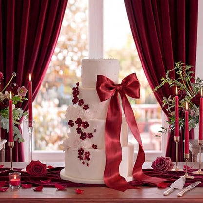 Red Satin Ribbon 4 Inch x 10 Yards Double Faced