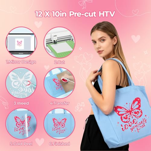 Valentine's Day Heat Transfer Vinyl (12 Count)