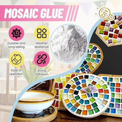 Mosaic Grout with Tile Tools